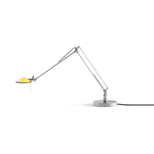 Load image into Gallery viewer, Berenice Table Lamp in Aluminium/Yellow (17-Inch).