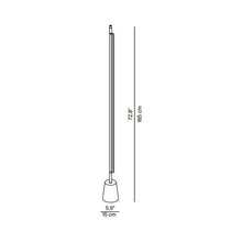 Load image into Gallery viewer, Compendium LED Floor Lamp - line drawing.