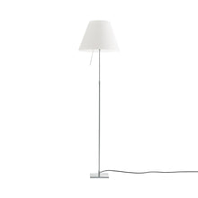 Load image into Gallery viewer, Costanza Floor Lamp in Alu/White.
