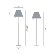 Load image into Gallery viewer, Costanza Floor Lamp - line drawing.