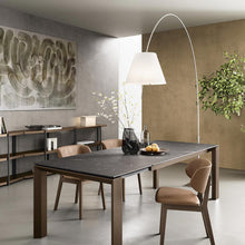 Load image into Gallery viewer, Costanza Lady Floor Lamp in dining room.