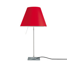 Load image into Gallery viewer, Costanza Table Lamp in Alu/Primary Red.