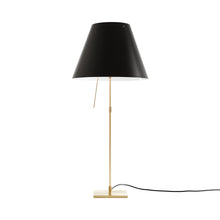 Load image into Gallery viewer, Costanza Table Lamp in Brass/Liquorice Black.