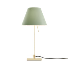 Load image into Gallery viewer, Costanzina Table Lamp in Brass/Comfort Green.