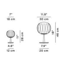 Load image into Gallery viewer, Lita Table Lamp - line drawing.