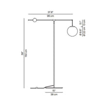 Load image into Gallery viewer, Malamata Floor Lamp - line drawing.