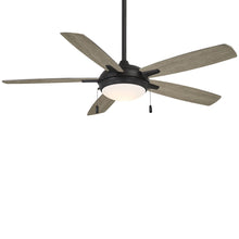 Load image into Gallery viewer, Lun-Aire LED Ceiling Fan in Coal/Seashore Grey