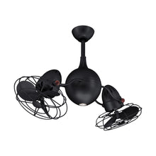 Load image into Gallery viewer, Acqua Indoor / Outdoor Ceiling Fan in Matte Black/Textured Bronze.