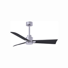Load image into Gallery viewer, Alessandra Indoor / Outdoor Ceiling Fan in Brushed Nickel/Matte Black (42-Inch).