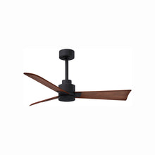 Load image into Gallery viewer, Alessandra Indoor / Outdoor Ceiling Fan in Matte Black/Walnut (42-Inch).