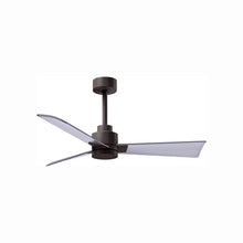 Load image into Gallery viewer, Alessandra Indoor / Outdoor Ceiling Fan in Textured Bronze/Brushed Nickel (42-Inch).