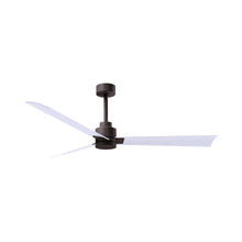Load image into Gallery viewer, Alessandra Indoor / Outdoor Ceiling Fan in Textured Bronze/Matte White (56-Inch).