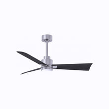 Load image into Gallery viewer, Alessandra Indoor / Outdoor LED Ceiling Fan in Brushed Nickel/Matte Black (42-Inch).