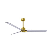 Load image into Gallery viewer, Alessandra Indoor / Outdoor LED Ceiling Fan in Brushed Brass/Brushed Nickel (56-Inch).