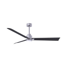 Load image into Gallery viewer, Alessandra Indoor / Outdoor LED Ceiling Fan in Brushed Nickel/Matte Black (56-Inch).