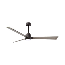 Load image into Gallery viewer, Alessandra Indoor / Outdoor LED Ceiling Fan in Textured Bronze/Gray Ash (56-Inch).