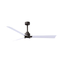 Load image into Gallery viewer, Alessandra Indoor / Outdoor LED Ceiling Fan in Textured Bronze/Matte White (56-Inch).