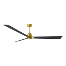 Load image into Gallery viewer, Alessandra Indoor / Outdoor LED Ceiling Fan in Brushed Brass/Matte Black (72-Inch).