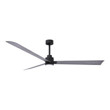 Load image into Gallery viewer, Alessandra Indoor / Outdoor LED Ceiling Fan in Matte Black/Barn Wood (72-Inch).