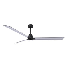 Load image into Gallery viewer, Alessandra Indoor / Outdoor LED Ceiling Fan in Matte Black/Brushed Nickel (72-Inch).