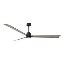 Load image into Gallery viewer, Alessandra Indoor / Outdoor LED Ceiling Fan in Matte Black/Gray Ash (72-Inch).