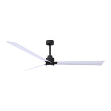 Load image into Gallery viewer, Alessandra Indoor / Outdoor LED Ceiling Fan in Matte Black/Matte White (72-Inch).