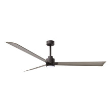 Load image into Gallery viewer, Alessandra Indoor / Outdoor LED Ceiling Fan in Textured Bronze/Gray Ash (72-Inch).