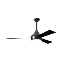 Load image into Gallery viewer, Donaire Outdoor LED Ceiling Fan in Brushed Bronze/Black .