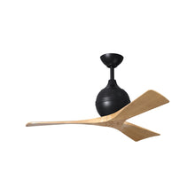 Load image into Gallery viewer, Irene Ceiling Fan in Matte Black/Light Maple(3-Blade/42-Inch).