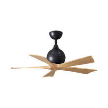 Load image into Gallery viewer, Irene Ceiling Fan in Matte Black/Light Maple(5-Blade/42-Inch).