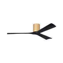Load image into Gallery viewer, Irene IR3H Indoor / Outdoor Ceiling Fan in Light Mapple/Matte Black (60-Inch).