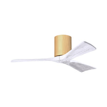 Load image into Gallery viewer, Irene IR3H Indoor / Outdoor Ceiling Fan in Light Mapple/Matte White (42-Inch).