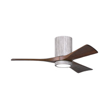 Load image into Gallery viewer, Irene IR3HLK 42-Inch Indoor / Outdoor LED Flush Mount Ceiling Fan in Barn Wood Tone/Walnut Tone.