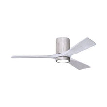 Load image into Gallery viewer, Irene IR3HLK 52-Inch Indoor / Outdoor LED Flush Mount Ceiling Fan in Barn Wood Tone/Matte White.