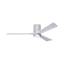 Load image into Gallery viewer, Irene IR3HLK 60-Inch Indoor / Outdoor LED Flush Mount Ceiling Fan in Barn Wood Tone/Matte White.