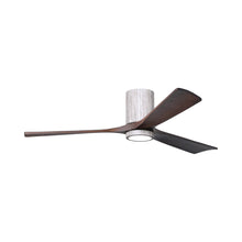 Load image into Gallery viewer, Irene IR3HLK 60-Inch Indoor / Outdoor LED Flush Mount Ceiling Fan in Barn Wood Tone/Walnut Tone.