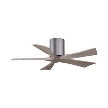 Load image into Gallery viewer, Irene IR5H Flush Mount Ceiling Fan in Brushed Pewter/Gray Ash (42-Inch).
