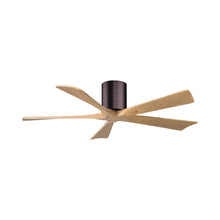 Load image into Gallery viewer, Irene IR5H Indoor / Outdoor Ceiling Fan in Brushed Bronze/Light Maple (52-Inch).
