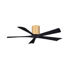 Load image into Gallery viewer, Irene IR5H Indoor / Outdoor Ceiling Fan in Light Maple/Matte Black (52-Inch).