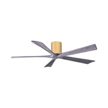 Load image into Gallery viewer, Irene IR5H Indoor / Outdoor Ceiling Fan in Light Maple/Barn Wood (60-Inch).