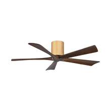 Load image into Gallery viewer, Irene IR5H Indoor / Outdoor Ceiling Fan in Light Maple/Walnut (52-Inch).