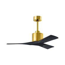 Load image into Gallery viewer, Nan Indoor / Outdoor Ceiling Fan in Brushed Brass/Matte Black (42-Inch).