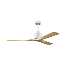 Load image into Gallery viewer, Nan Ceiling Fan in Matte White/Light Maple Tone (60-Inch ).