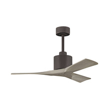 Load image into Gallery viewer, Nan Ceiling Fan in Textured Bronze/Gray Ash (42-Inch ).