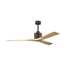 Load image into Gallery viewer, Nan Ceiling Fan in Textured Bronze/Light Maple Tone (60-Inch ).