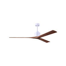 Load image into Gallery viewer, Nan XL Indoor / Outdoor Ceiling Fan in Matte White/Walnut (72-Inch).