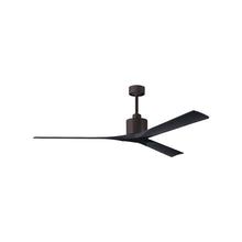 Load image into Gallery viewer, Nan XL Indoor / Outdoor Ceiling Fan in Textured Bronze/Matte Black (72-Inch).
