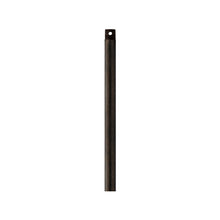 Load image into Gallery viewer, Fandelight Down Rod in Dark Bronze (12-Inch).