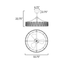 Load image into Gallery viewer, Odeon Fandelight - line drawing.