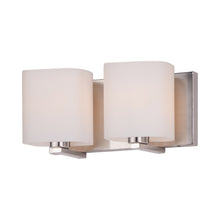 Load image into Gallery viewer, Wrap Bath Vanity Light in Satin Nickel (2-Light).